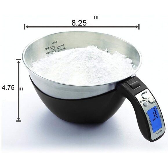 Digital Kitchen Food Scale Measuring Bowl LED Display by Camry - Picture 2 of 13